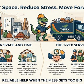 T-Rex Junk Removal - Junk Removal & Hauling Near Me - Greendale, Indiana T-Rex Junk Removal - Junk Removal & Hauling Near Me - Greendale, Indiana