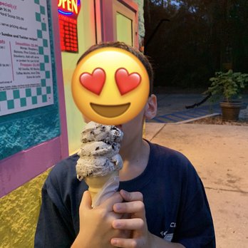 DeNucci's - Cookies and cream on a cone - Ice Cream & Frozen Yogurt Near Me - Fernandina Beach, Florida