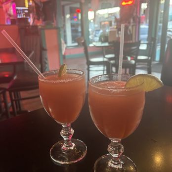 Las Colinas Mexican Grill - Strawberry margaritas sugar rim - Mexican Near Me - Tucker, Georgia