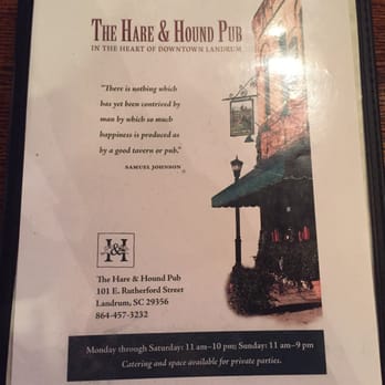 Hare and Hound Pub - Pubs Near Me - Landrum, South Carolina