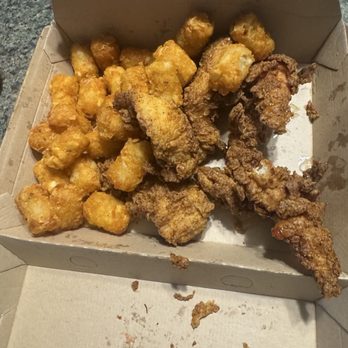 Love & Honey Fried Chicken - Tender tot box. Not impressed. - Chicken Shop Near Me - Cranston, Rhode Island Love & Honey Fried Chicken - Tender tot box. Not impressed. - Chicken Shop Near Me - Cranston, Rhode Island