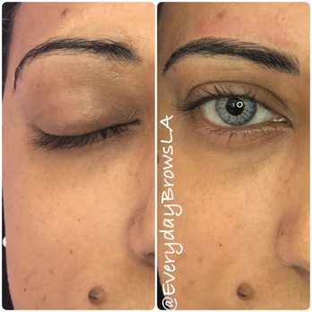 Everyday Brows - A subtle rebuild to add shape and definition back to this clients brows. A little goes a long way for a natural looking new set. - Eyebrow Services Near Me - Encino, California