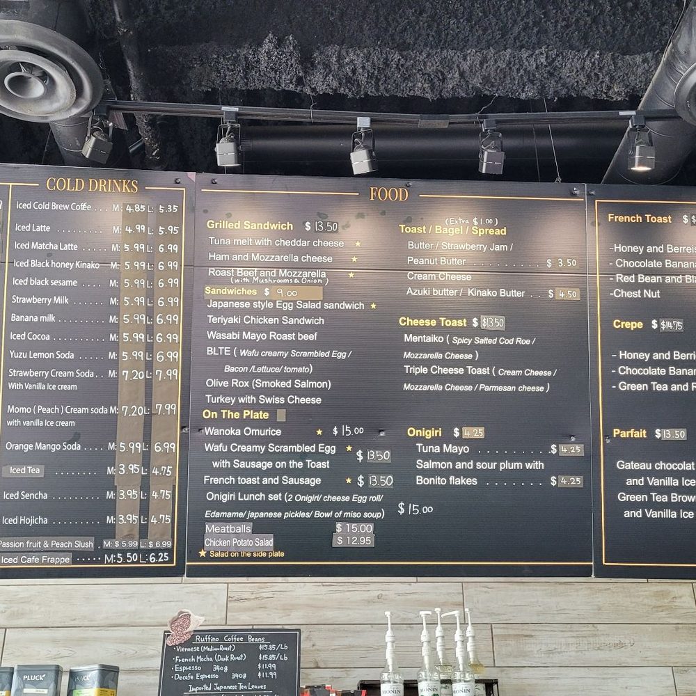 Cafe Wanoka - Menu - Bakeries Near Me - Scarborough, Ontario