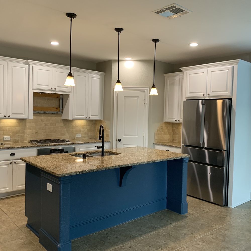 Tino's Brush & Build - What we wanted! Microwave re-installed later. - Painters Near Me Tino's Brush & Build - What we wanted! Microwave re-installed later. - Painters Near Me
