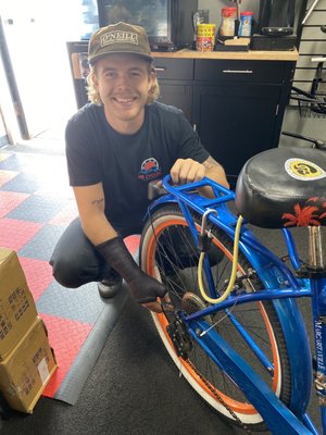 Your Bike Repair Experts - When you bring your bicycle to us for maintenance or repair, our friendly, professionally trained technicians will assess your bike's needs and provide you with a free, no-obligation estimate. Whether your bike is in need of a minor adjustment or a major overhaul, we promise that your ride is in good hands. Your Bike Repair Experts - When you bring your bicycle to us for maintenance or repair, our friendly, professionally trained technicians will assess your bike's needs and provide you with a free, no-obligation estimate. Whether your bike is in need of a minor adjustment or a major overhaul, we promise that your ride is in good hands.