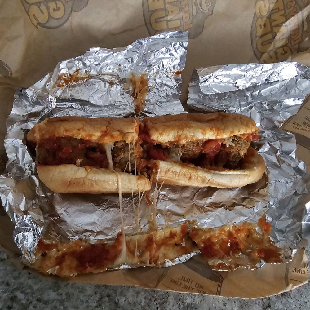 Larry's Giant Subs - Meatball sub 8 inches (to go) - Sandwiches Near Me - Jacksonville, Florida