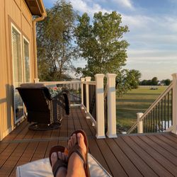 Graber Outdoors - Relaxation and an ice cold beer on my beautiful deck.