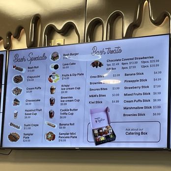 Chocolate Bash - menu - Coffee & Tea Near Me - Long Beach, California