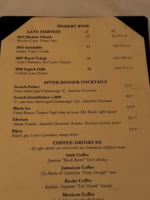 Menu photo 5 Harris' Restaurant San Francisco, CA Menu photo 5 Harris' Restaurant San Francisco, CA