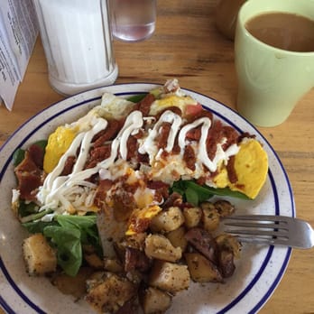 Hangar Cafe - Daily Savory Crepe Special --- gluten free style --- they were SO accommodating! Delicious. - Breakfast & Brunch Near Me - Seattle, Washington