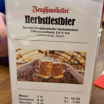 Zeughauskeller - Beer - Swiss Food Near Me - Zürich, ZH Zeughauskeller - Beer - Swiss Food Near Me - Zürich, ZH