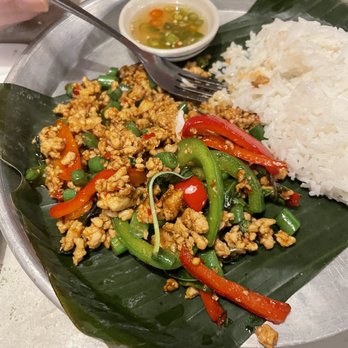 Basil Babe - OG Basil Stir Fry (Pad Kaprow) comes with awesome chili sauce - Thai Near Me - Ypsilanti, Michigan Basil Babe - OG Basil Stir Fry (Pad Kaprow) comes with awesome chili sauce - Thai Near Me - Ypsilanti, Michigan