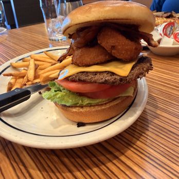 IHOP - Cowboy cheeseburger & fries. Very Good! - American Near Me - Auburn, Maine IHOP - Cowboy cheeseburger & fries. Very Good! - American Near Me - Auburn, Maine