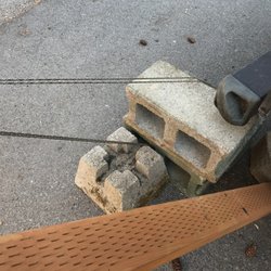 North Sound RV Park - Right outside our entry way and he'd to step over these