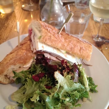 The Williamsburg Winery - Turkey and Brie Sandwich from Gabriel Archer Tavern: Roasted Turkey, Lingonberry Preserves, Roasted Garlic, Mayo, Brie, Apples - Hotels Near Me - Williamsburg, Virginia The Williamsburg Winery - Turkey and Brie Sandwich from Gabriel Archer Tavern: Roasted Turkey, Lingonberry Preserves, Roasted Garlic, Mayo, Brie, Apples - Hotels Near Me - Williamsburg, Virginia