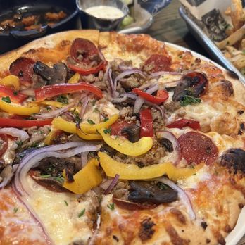 Brew City Grill - BREW CITY SPECIAL pizza - Burgers Near Me - Campbell, California
