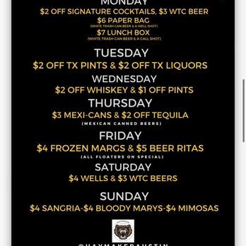 Haymaker - Menu - Sandwiches Near Me - Austin, Texas