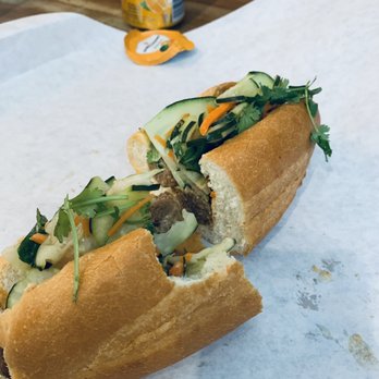 Pane Pane Sandwiches - #1. Teriyaki Meatball Banh Mi - Sandwiches Near Me - Seattle, Washington