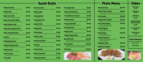 Menu photo 6 Sushi Factory Blacksburg, VA Menu photo 6 Sushi Factory Blacksburg, VA