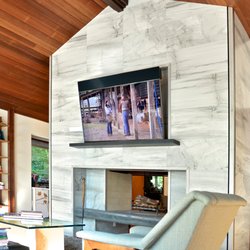 Enveloping Sound - Custom Leon speaker matches TV width - looks like part of the TV