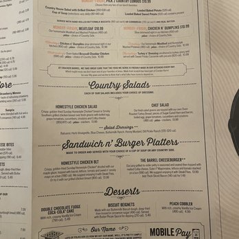 Cracker Barrel Old Country Store - Menu - Southern Near Me - Bakersfield, California Cracker Barrel Old Country Store - Menu - Southern Near Me - Bakersfield, California