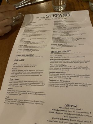 Menu photo 4 Trattoria Stefano Sheboygan, WI