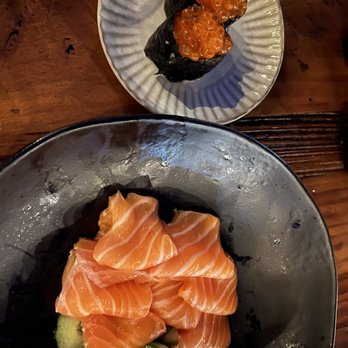 Sandfish - Ikura and salmon sashimi - Sushi Bars Near Me - Palm Springs, California Sandfish - Ikura and salmon sashimi - Sushi Bars Near Me - Palm Springs, California