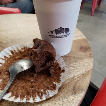 Fieldheads Coffee Company - Bullet coffee and gluten-free muffin - Coffee Roasteries Near Me - Bigfork, Montana Fieldheads Coffee Company - Bullet coffee and gluten-free muffin - Coffee Roasteries Near Me - Bigfork, Montana