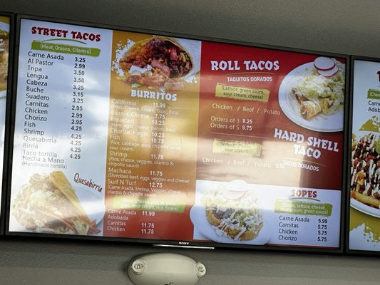 Menu photo 5 Tacos Don Paco Oceanside, CA