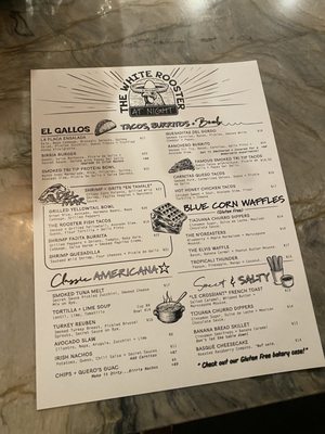 Menu photo 3 The White Rooster Dana Point, CA
