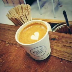 Wood St Coffee - Wearing your heart on your sleeve.