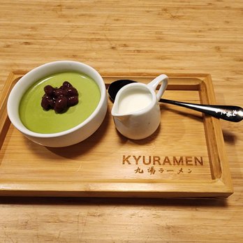 Kyuramen - Flushing - Matcha Pudding - Ramen Near Me - Flushing, New York Kyuramen - Flushing - Matcha Pudding - Ramen Near Me - Flushing, New York