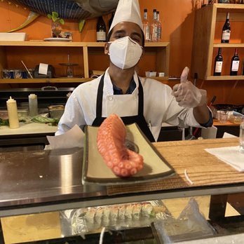 Naked Tchopstix - Octopus at the sushi bar - Japanese Near Me - Fort Wayne, Indiana