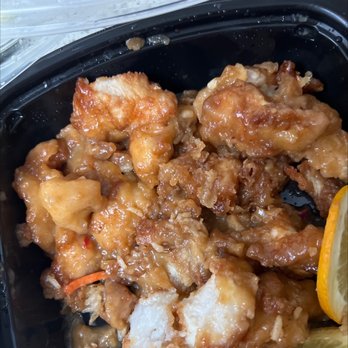 P.F. Chang's - I thought that was chicken fat when the foods cold, turns out it's orange chicken. This is disgusting. - Chinese Near Me - Mclean, Virginia P.F. Chang's - I thought that was chicken fat when the foods cold, turns out it's orange chicken. This is disgusting. - Chinese Near Me - Mclean, Virginia