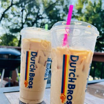 Dutch Bros Coffee - Salted Caramel Protein Latte - Juice Bars & Smoothies Near Me - Kansas City, Missouri