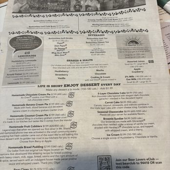 Black Bear Diner Porterville - Menu 3/2025 - Diners Near Me - Porterville, California