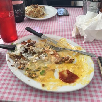 Sax's Joint - Eggs Benedict: destroyed. Absolutely munched. - Breakfast & Brunch Near Me - Petaluma, California