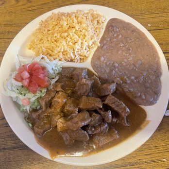 La Frontera - Carne Guisada Dinner Plate - Mexican Near Me - Amarillo, Texas La Frontera - Carne Guisada Dinner Plate - Mexican Near Me - Amarillo, Texas
