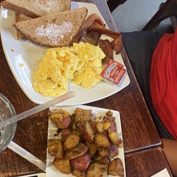 Teavolve - Bacon, Scrambled Eggs, Potatoes and toast - Coffee & Tea Near Me - Baltimore, Maryland
