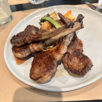 Barbalu Bklyn - Grilled Lamb Chops with Spinach Mashed Potatoes - Italian Near Me - Brooklyn, New York