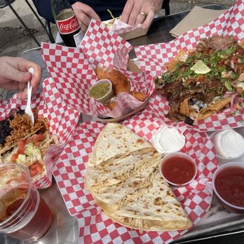 The Grey Eagle Taqueria - Chicken quesadilla, empanadas, nachos, gringo taco! - Tacos Near Me - Asheville, North Carolina The Grey Eagle Taqueria - Chicken quesadilla, empanadas, nachos, gringo taco! - Tacos Near Me - Asheville, North Carolina