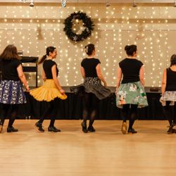 Meaghan Blanchard Photography - Photo by: Meaghan Blanchard Photography. Members of the CommonWealth Dance Collective perform a turning side step from their dance Big John.