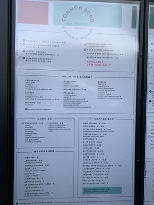 Menu photo 7 Common Bond On-The-Go - Heights Houston, TX