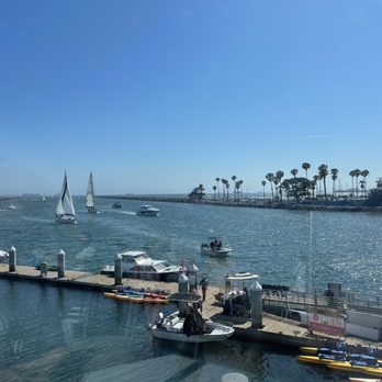 Ballast Point Brewing Long Beach - This view! - Breweries Near Me - Long Beach, California