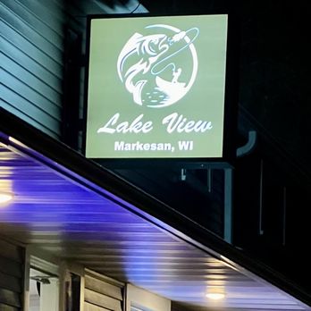 Lake View Inn - Front Sign - Bars Near Me - Markesan, Wisconsin