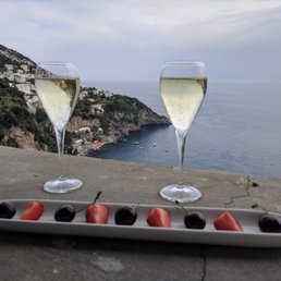 Compliments of the bar when they realized it was our honeymoon