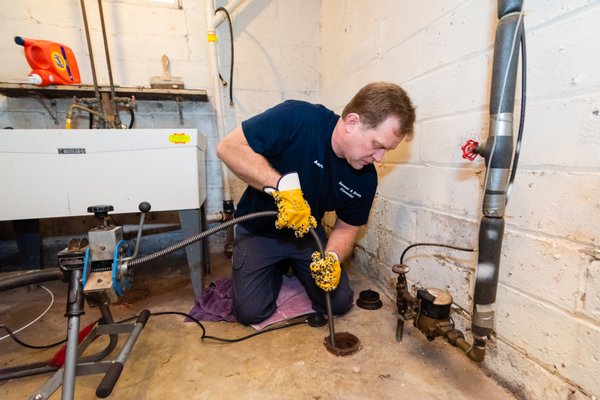 Aaron Anderson Sewer and Drain Cleaning Logo