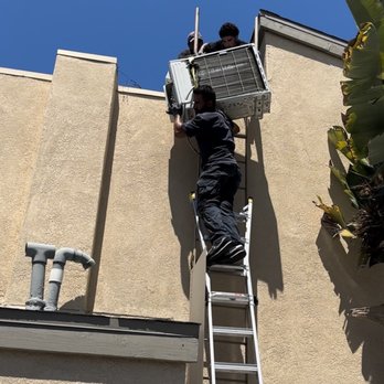 HVAC Heating and Cooling - Waleed lifted and lowered an AC condensor up two stories by himself - Heating & Air Conditioning/HVAC Near Me - El Cajon, California HVAC Heating and Cooling - Waleed lifted and lowered an AC condensor up two stories by himself - Heating & Air Conditioning/HVAC Near Me - El Cajon, California