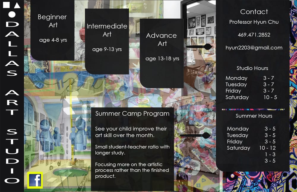 DALLAS ARTS STUDIO Updated September 2024 1220 W Trinity Mills Rd