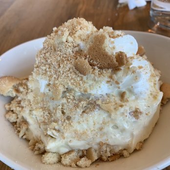 Tupelo Honey Southern Kitchen & Bar - Big bowl of Heavenly Banana Pudding - Southern Near Me - Denver, Colorado Tupelo Honey Southern Kitchen & Bar - Big bowl of Heavenly Banana Pudding - Southern Near Me - Denver, Colorado
